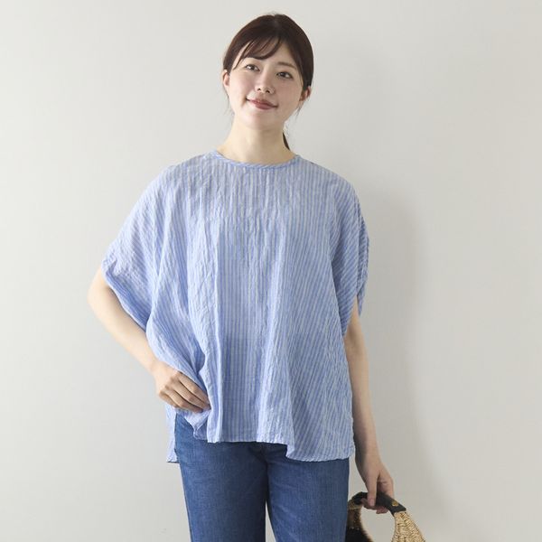 Kilka/汗をかいてもはりつかない、速乾サークルブラウス